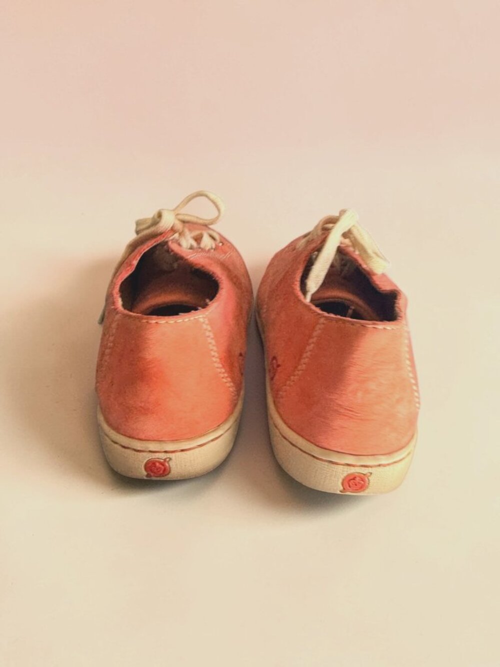 BORN Sneakers Women 7.5 Pink Leather Tennis Shoes Lace Up W52211 - Picture 5 of 14